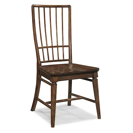 Cherry Rake Back Side Chair